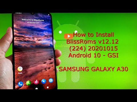 BlissRoms v12.12 (224) 20201015 for Samsung Galaxy A30 Android 10 Q