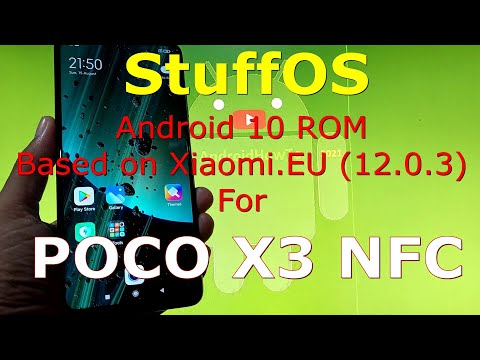 StuffOS Android 10 for Poco X3 NFC Based on Xiaomi.EU (12.0.3)