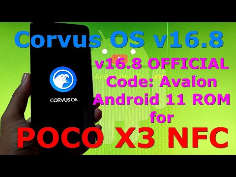 Corvus OS v16.8 OFFICIAL for Poco X3 NFC (Surya) Android 11