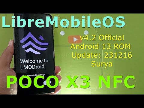 LibreMobileOS 4.2 Official for Poco X3 Android 13 ROM Update: 231216